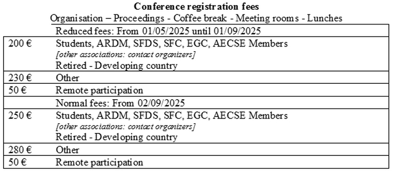 Tarif ASI13 - 2025