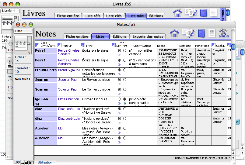 Fiche livre